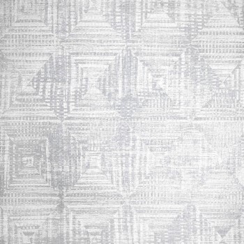 diamonds and lines gray non-woven wallpaper Pepper Hohenberger 65349-HTM
