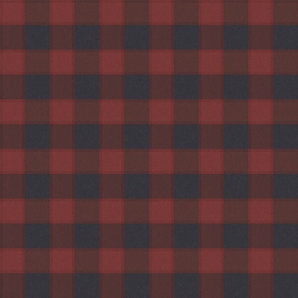 Square Pattern Wallpaper Red & Black Global Fusion Essener G56398