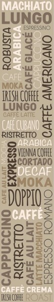 Caselio - Bon Appetit Wandbild 36-BAP68531020 Cappuccino braun
