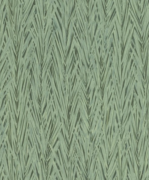Fine grass green non-woven wallpaper Composition Rasch 554175 _L