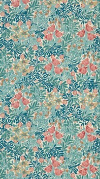 Floral Clusters Wallpaper Teal MEWW217203