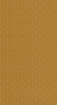 Golden Brown Lines and Shapes Wallpaper Casadeco - 1930 Texdecor MNCT85692323