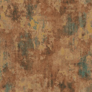 brown vinyl wallpaper industrial look Materika Rasch Textil 229968
