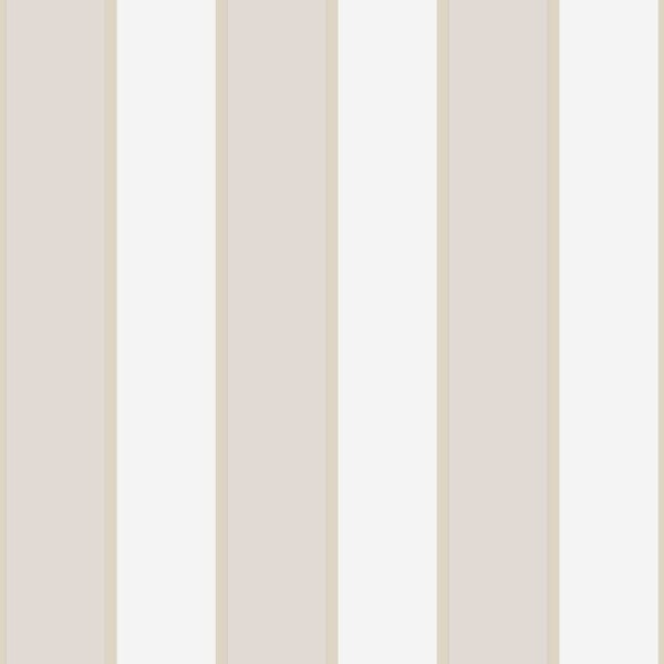 Breite Streifenmuster Tapete cream Stripes 115010
