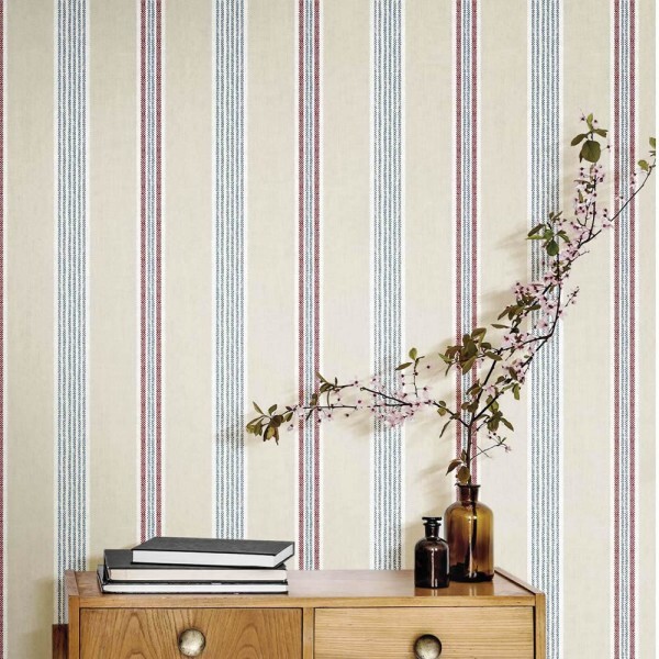 Bar non-woven wallpaper beige Blooming Garden Rasch Textil 084071