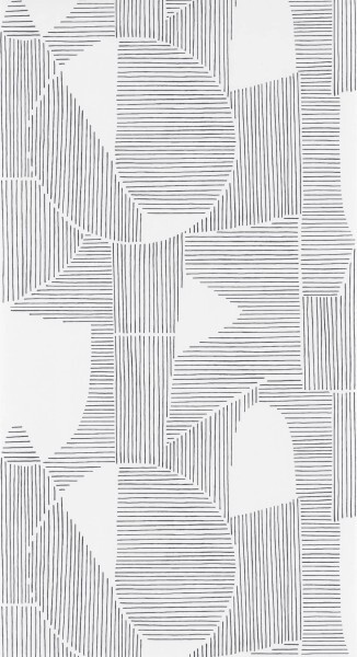 White and Black Non-Woven Wallpaper Graphic Casadeco - Gallery Texdecor GLRY86129127