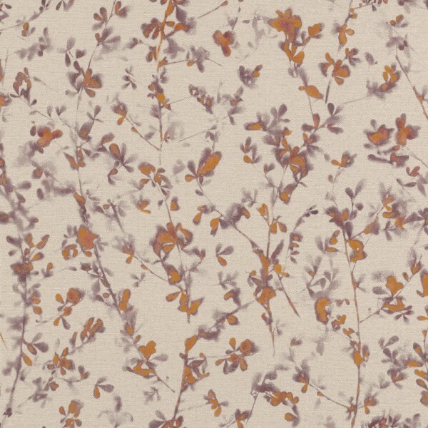 non-woven wallpaper branches and leaves gray 291260