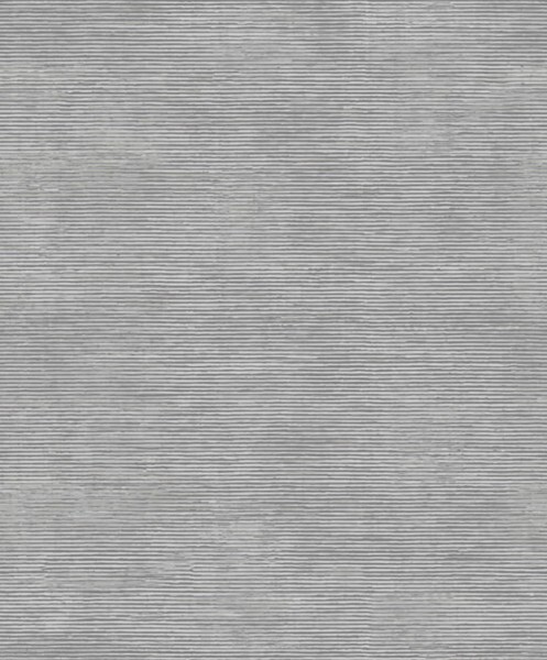Wavy pattern non-woven wallpaper gray Malibu Rasch Textil 101432