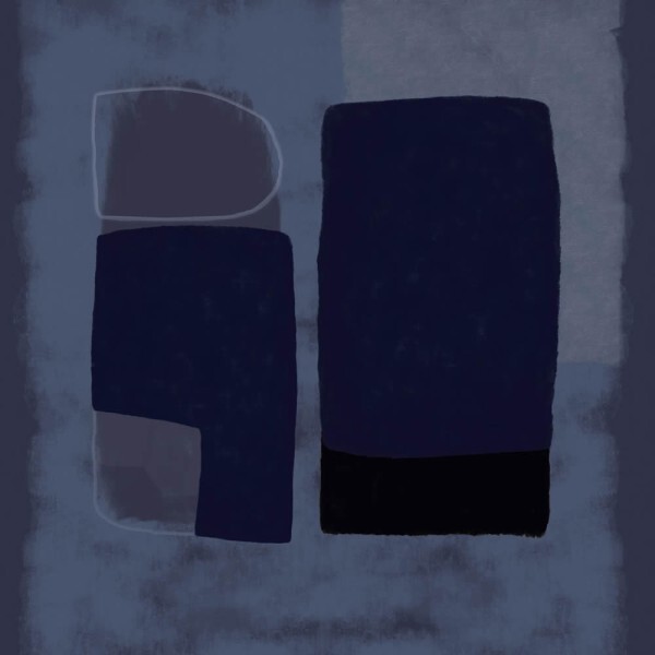 Steinoptik Wandbild blau/schwarz Wallpower Favourites Eijffinger 309004