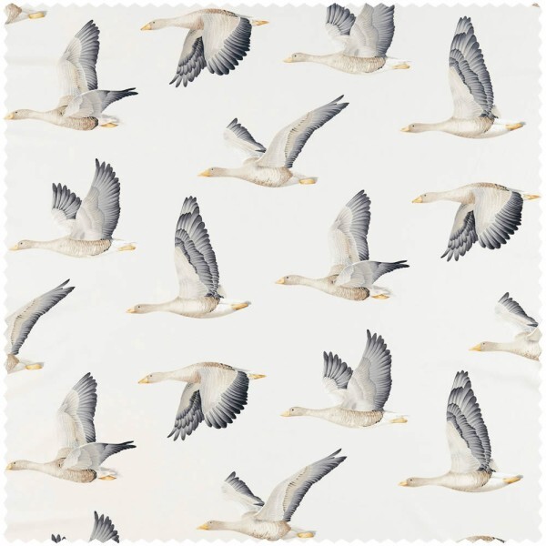 flying geese cream furnishing fabric Sanderson Arboretum 226520