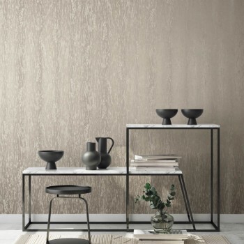 Glass bead pattern non-woven wallpaper with beads taupe Urban Classics Hohenberger 81251-HTM