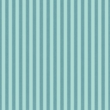 Turquoise blue non-woven wallpaper straight lines Blooming Garden Rasch Textil 084053