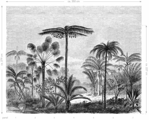 Wandbild Palmenoptik IIXL Paradise 158952