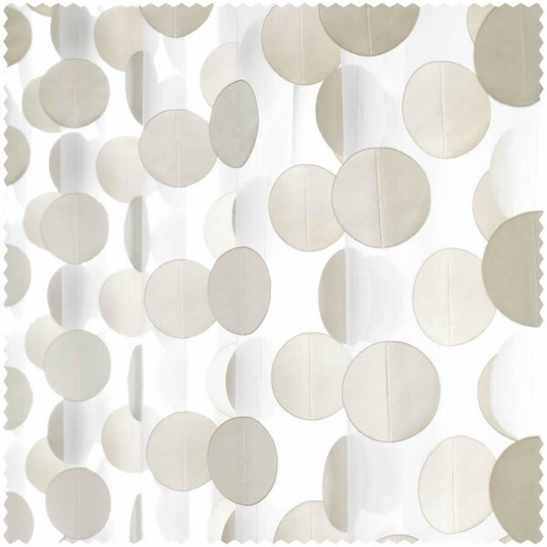 shiny circles cream furnishing fabric Sanderson Harlequin - Color 1 HMOH131467