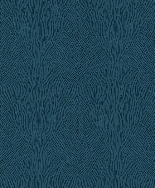 Blaue Tapete Muster Karin Sajo Grandeco KS1204