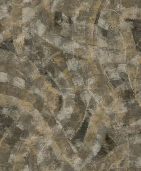 non-woven wallpaper abstract pattern olive green 124479