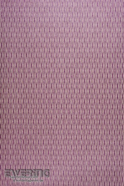 36-INF23865113 Casadeco Infinity Vliestapete Rauten-Muster violett