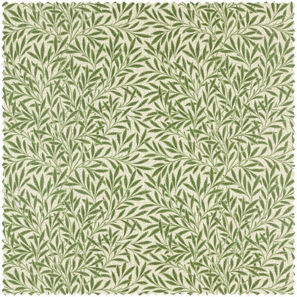 Decoration fabric delicate leaf pattern green MEWF227020