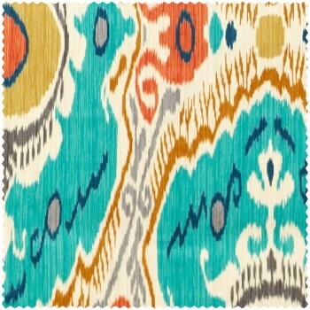 abstract pattern cream furnishing fabric Sanderson Caspian DCEF226648