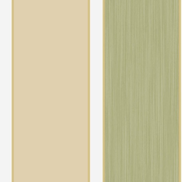 Breite grün-beige Streifenmustertapete Stripes 015005