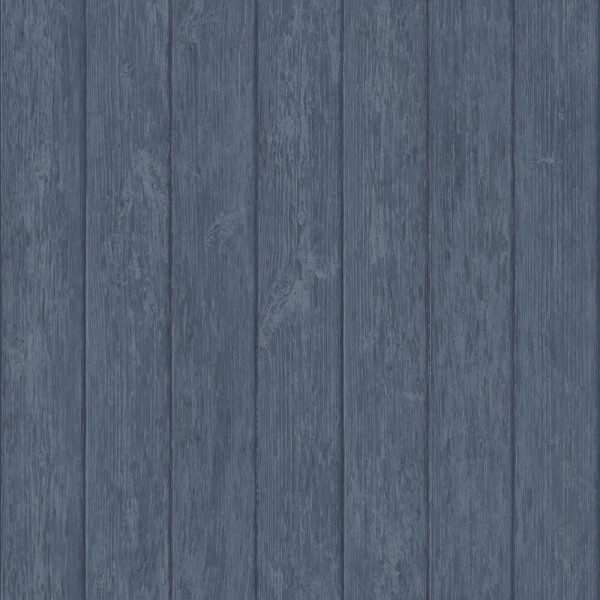 Blue wallpaper wooden board pattern Global Fusion Essener G56441