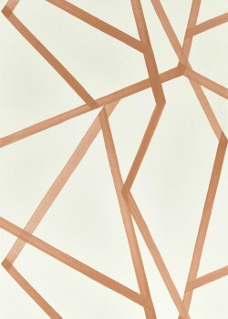 broken lines cream non-woven wallpaper Sanderson Harlequin - Color 1 HTEW112598