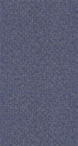 Braided Plant Fiber Blue Wallpaper Casadeco - Ginkgo Texdecor GINK86256534
