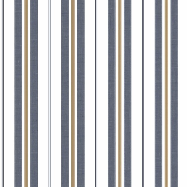 Streifen Tapete blau-weiß Muster Stripes 303234