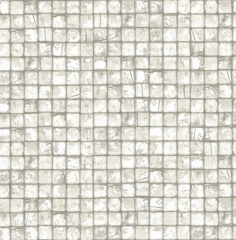 wallpaper tile pattern beige 026755