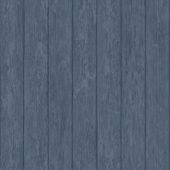 Blue wallpaper wooden board pattern Global Fusion Essener G56441