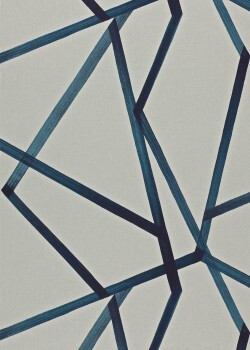 verwinkelte Linien grau Tapete Sanderson Harlequin - Colour 1 HMOW110887