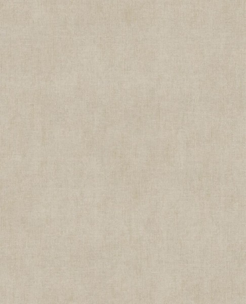 55-379071 Eijffinger Lino beige plain non-woven wallpaper gold gloss