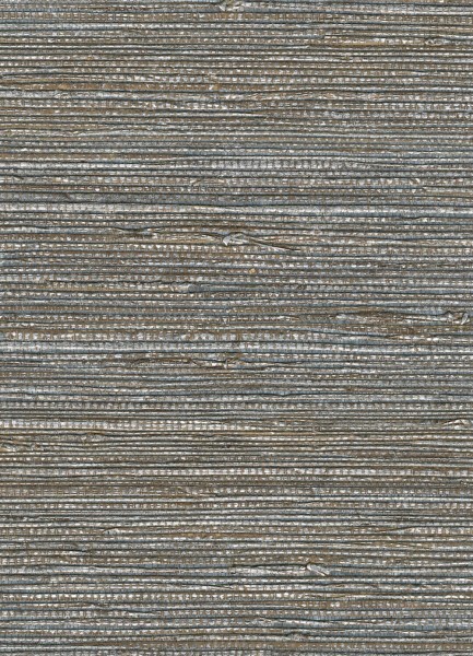 Gelfochtene Fasern Silber Braun Tapete Vista 6 Rasch Textil 213996
