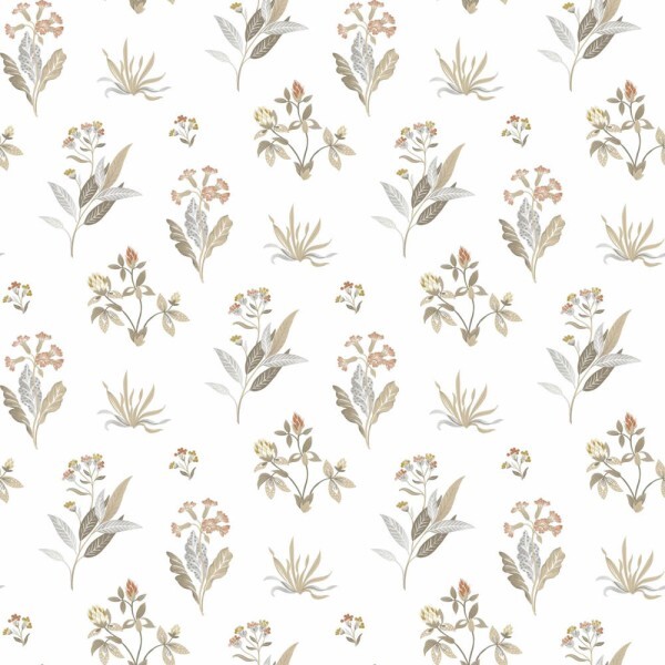 Nature motifs non-woven wallpaper cream Blooming Garden Rasch Textil 084010