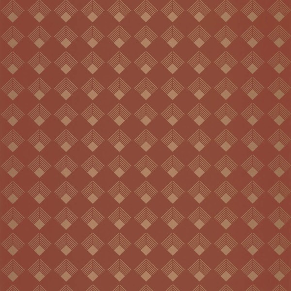 Quadratisches Muster Vliestapete erdtöne und goldwohnzimmer Caselio - Labyrinth Texdecor LBY102134045