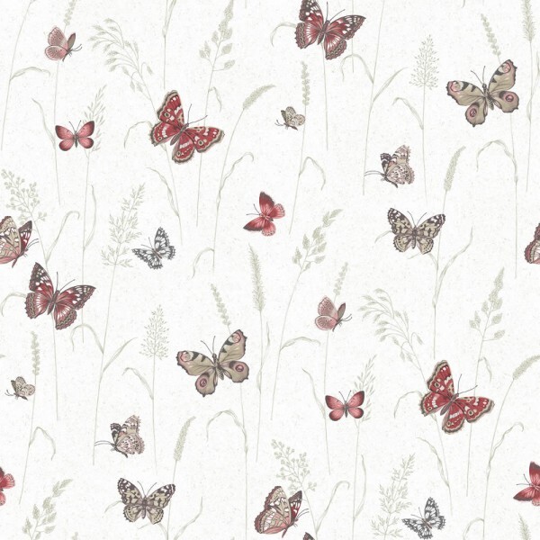 Multicolored Small Butterflies Wallpaper Kitchen Recipes Essener G12251