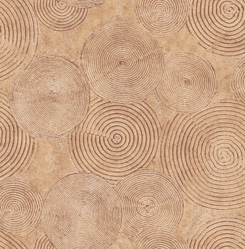 wood look gold non-woven wallpaper Charleston Rasch Textil 030301