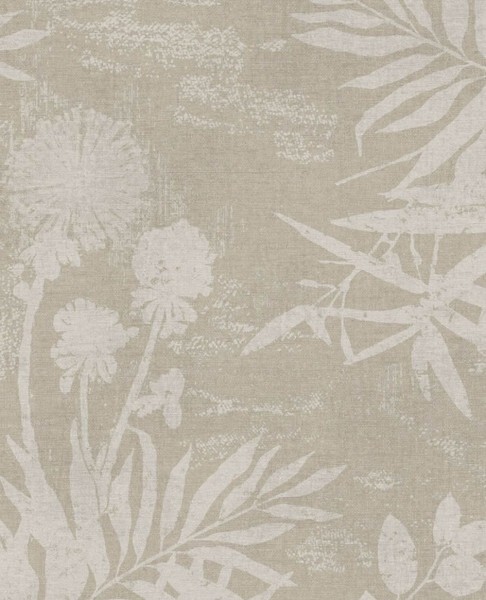 55-379033 Eijffinger Lino beige floral pattern non-woven wallpaper