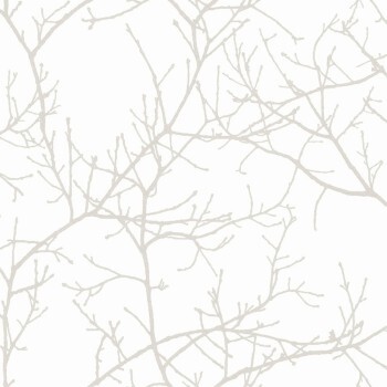 branches non-woven wallpaper white Casadeco - Riverside 3 Texdecor RVSD16960212