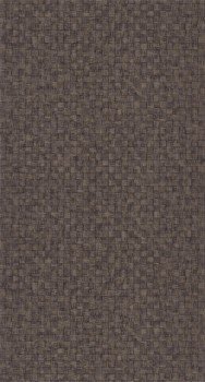 Schwarze Vliestapete gewebtes Muster mit Glanzpigmenten Casadeco - Ginkgo Texdecor GINK86259526