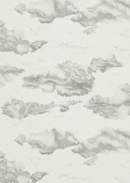 Cloud Pattern Beige Wallpaper Sanderson Harlequin - Color 1 HAMA111071