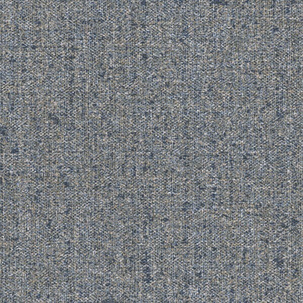 wallpaper textured fabric look blue 124456