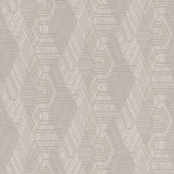 Wallpaper embroidered pattern beige 751932