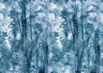 Wandbild Wald Natur Blau Bäume Tenue de Ville ODE 62-ODED191815