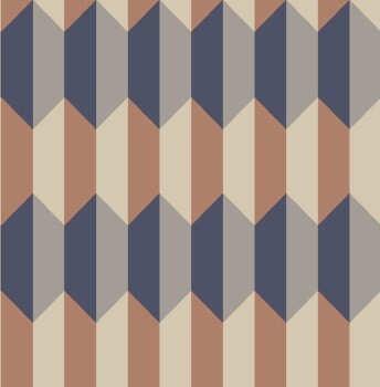 Mehrfarbige Vliestapete Geometrisch stilistisch Charleston Rasch Textil 031806