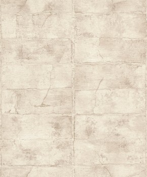 wall look beige non-woven wallpaper Concrete Rasch 520132