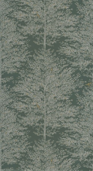 Nature motif green wallpaper Caselio - La Foret Texdecor FRT102977728