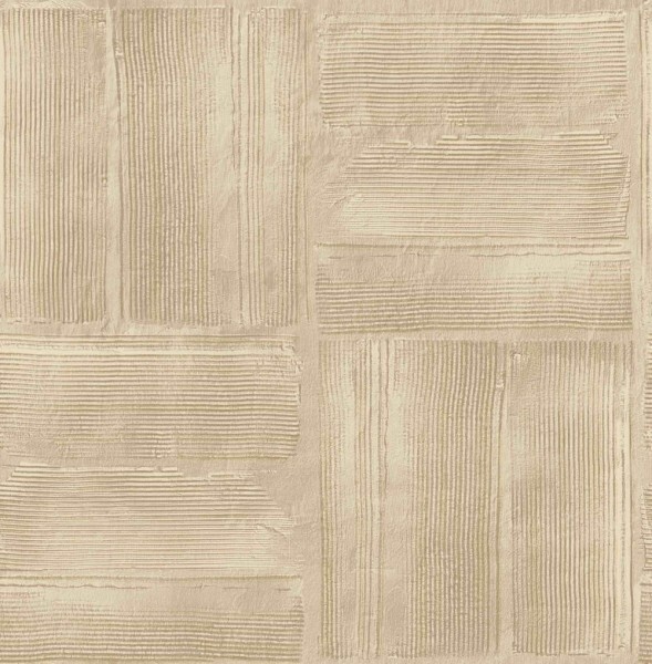 non-woven wallpaper wide plaster stripes cream 026735