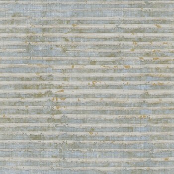 Old Style beige and blue vinyl wallpaper Materika Rasch Textil 229986