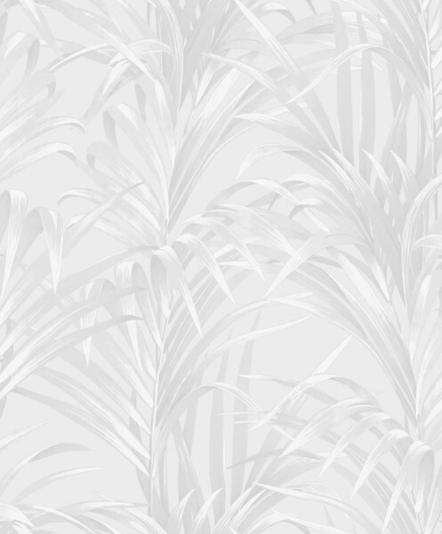 Tropical Leaves Gray Wallpaper Casadeco - 1930 Texdecor MNCT28920101